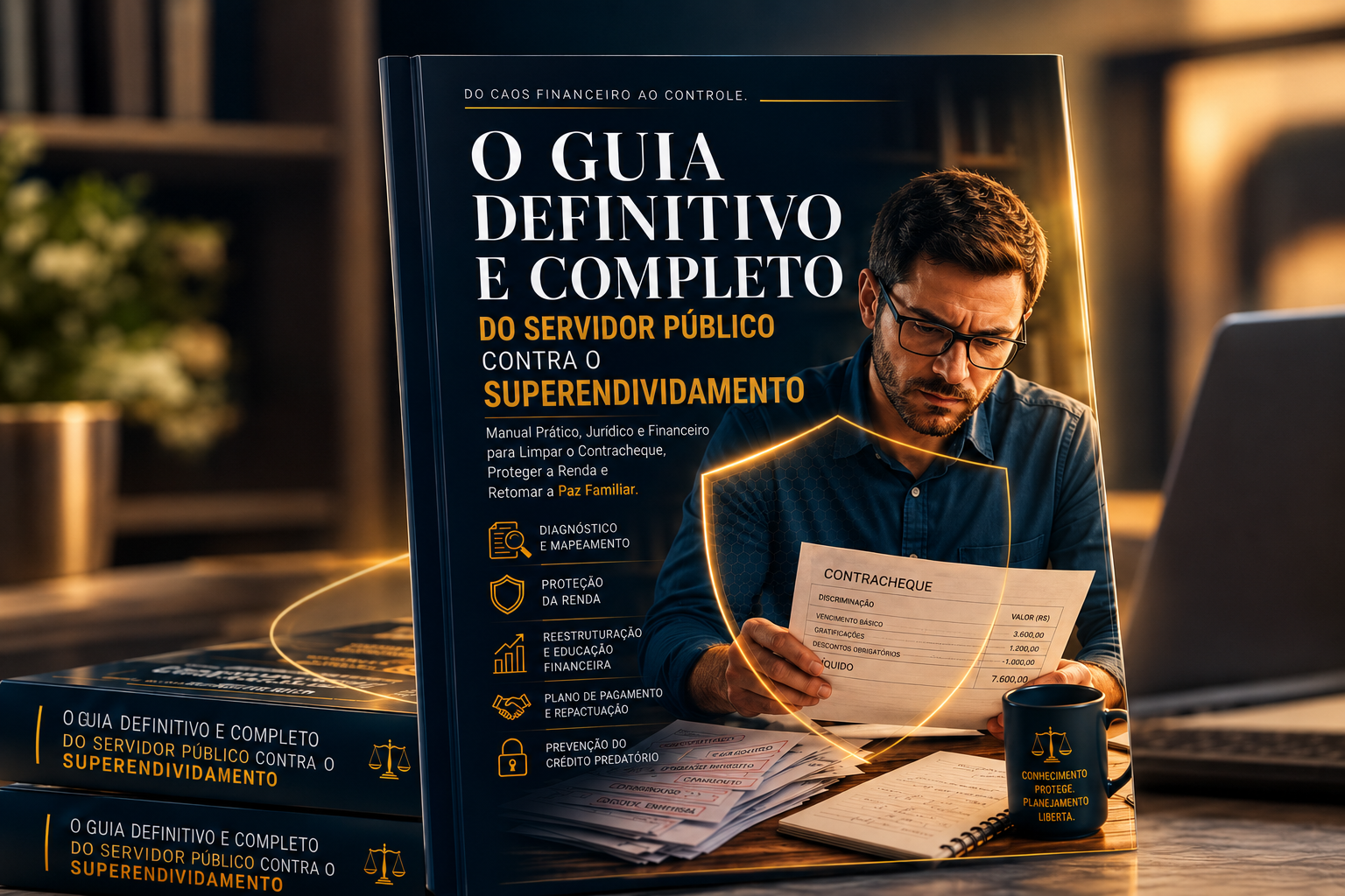 Capa do Guia Completo e Definitivo do Servidor Público contra o Superendividamento